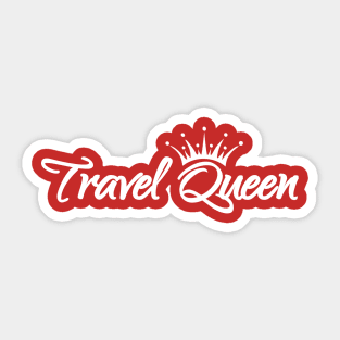 Travel Queen Sticker